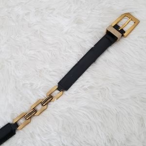 Brighton Chain Detail Leather Belt